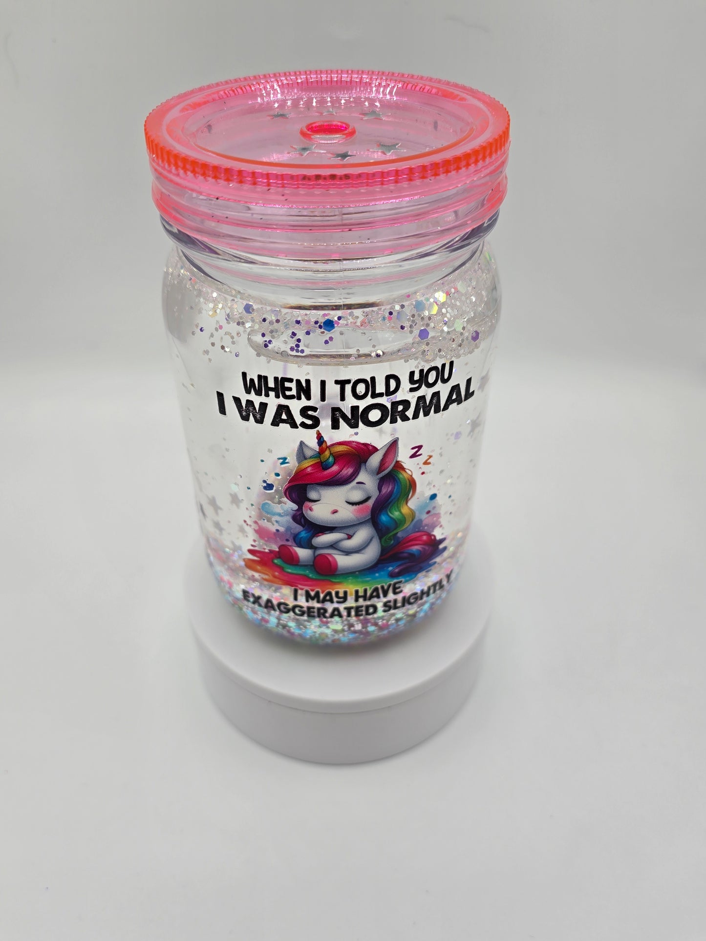 20oz Plastic Snow globe