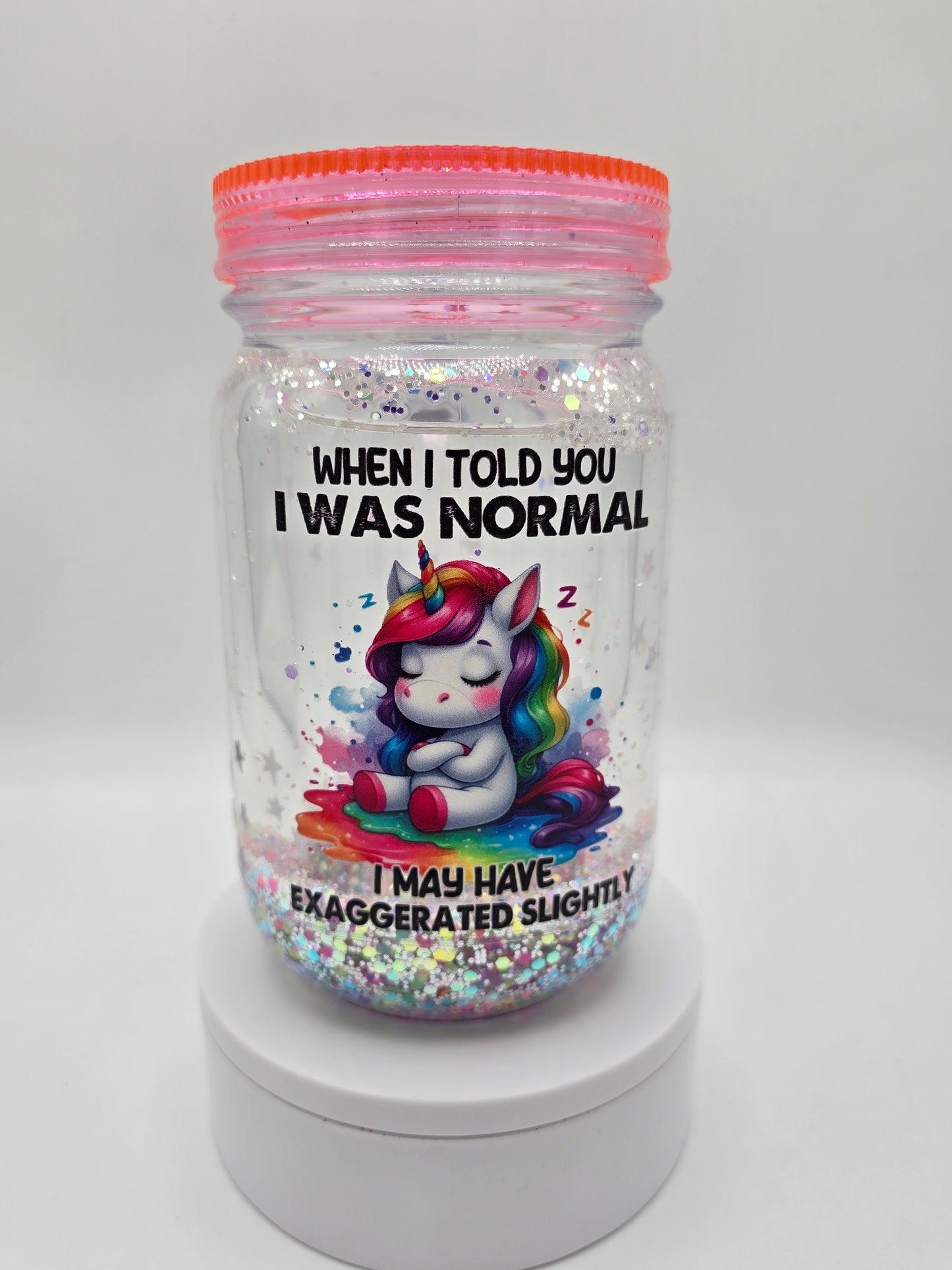 20oz Plastic Snow globe