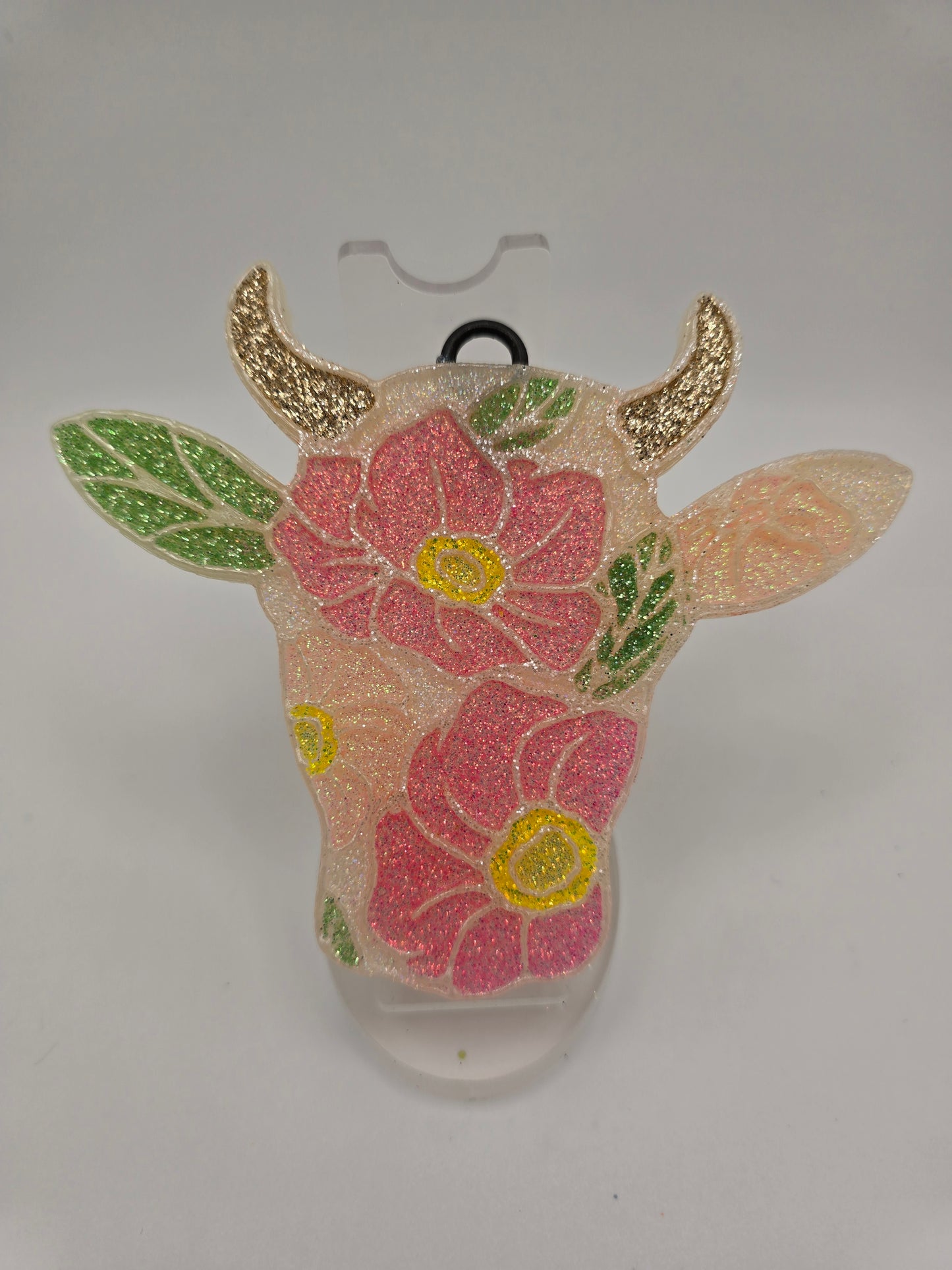 Floral Cow - Peppermint Mocha