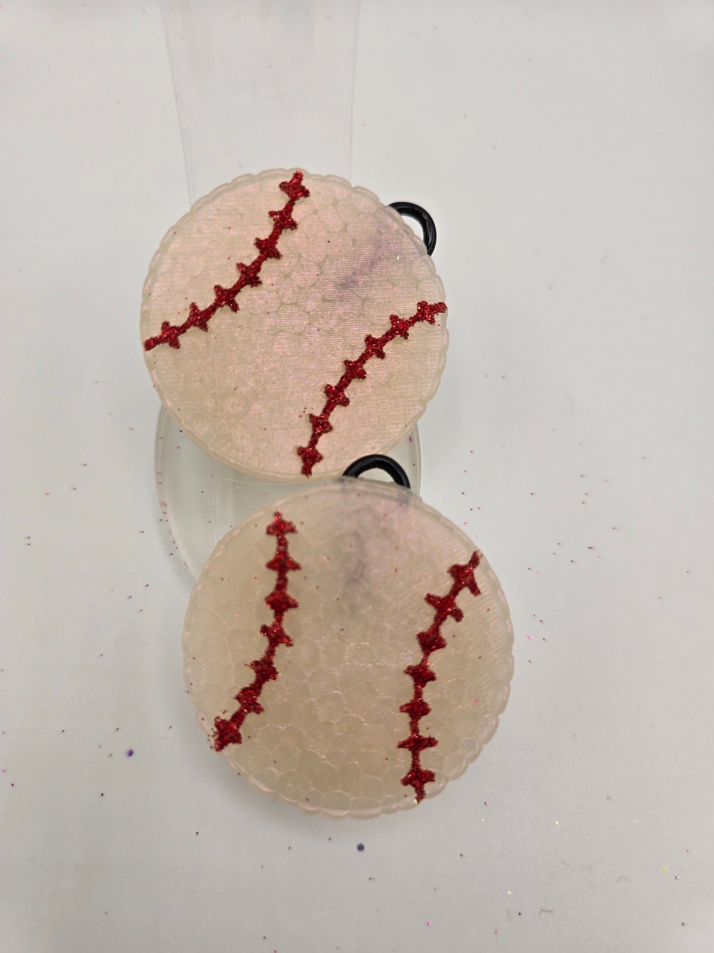 Baseball Vent Clips - Black Ice