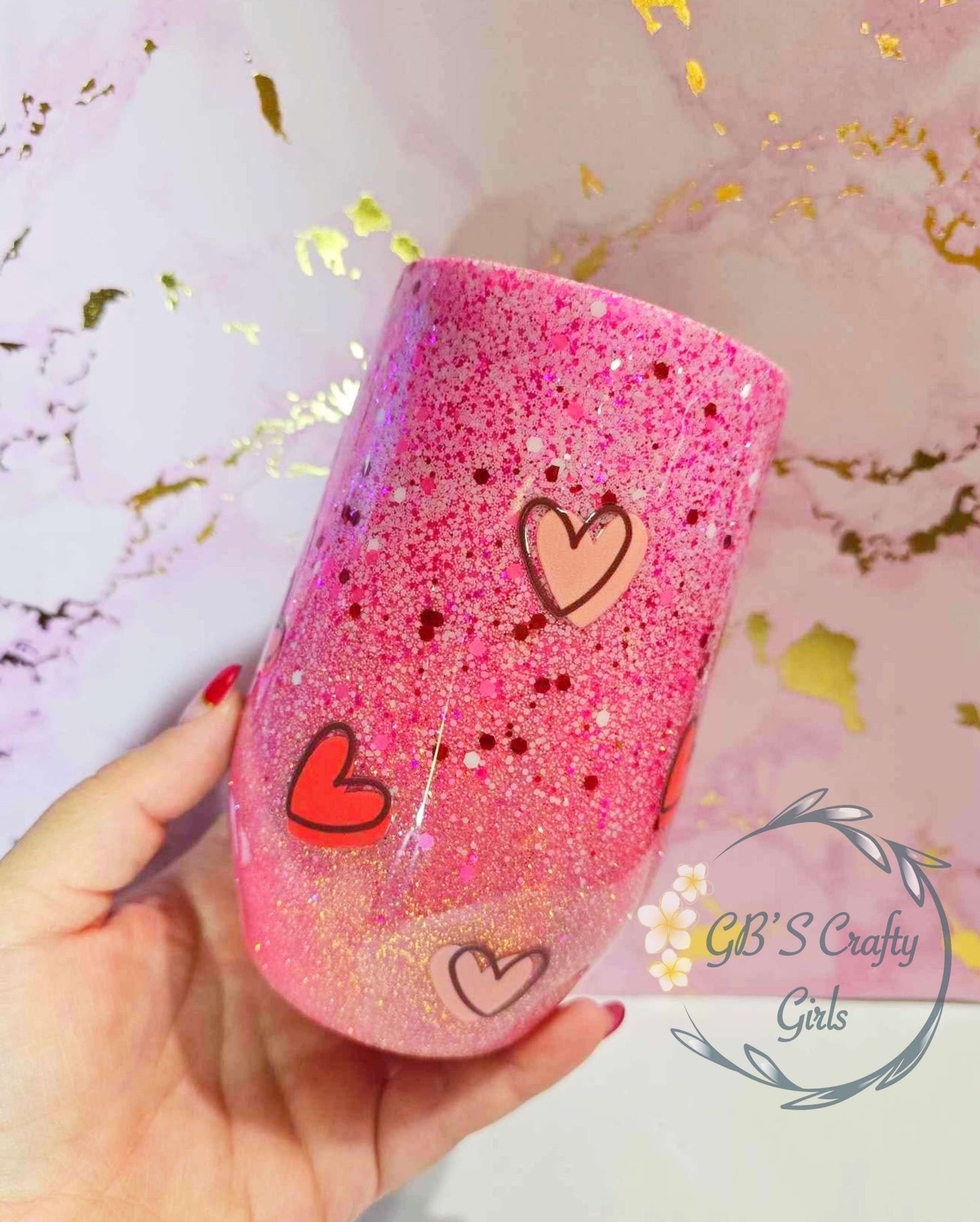 16oz Wine Tumbler with Shaker Booty