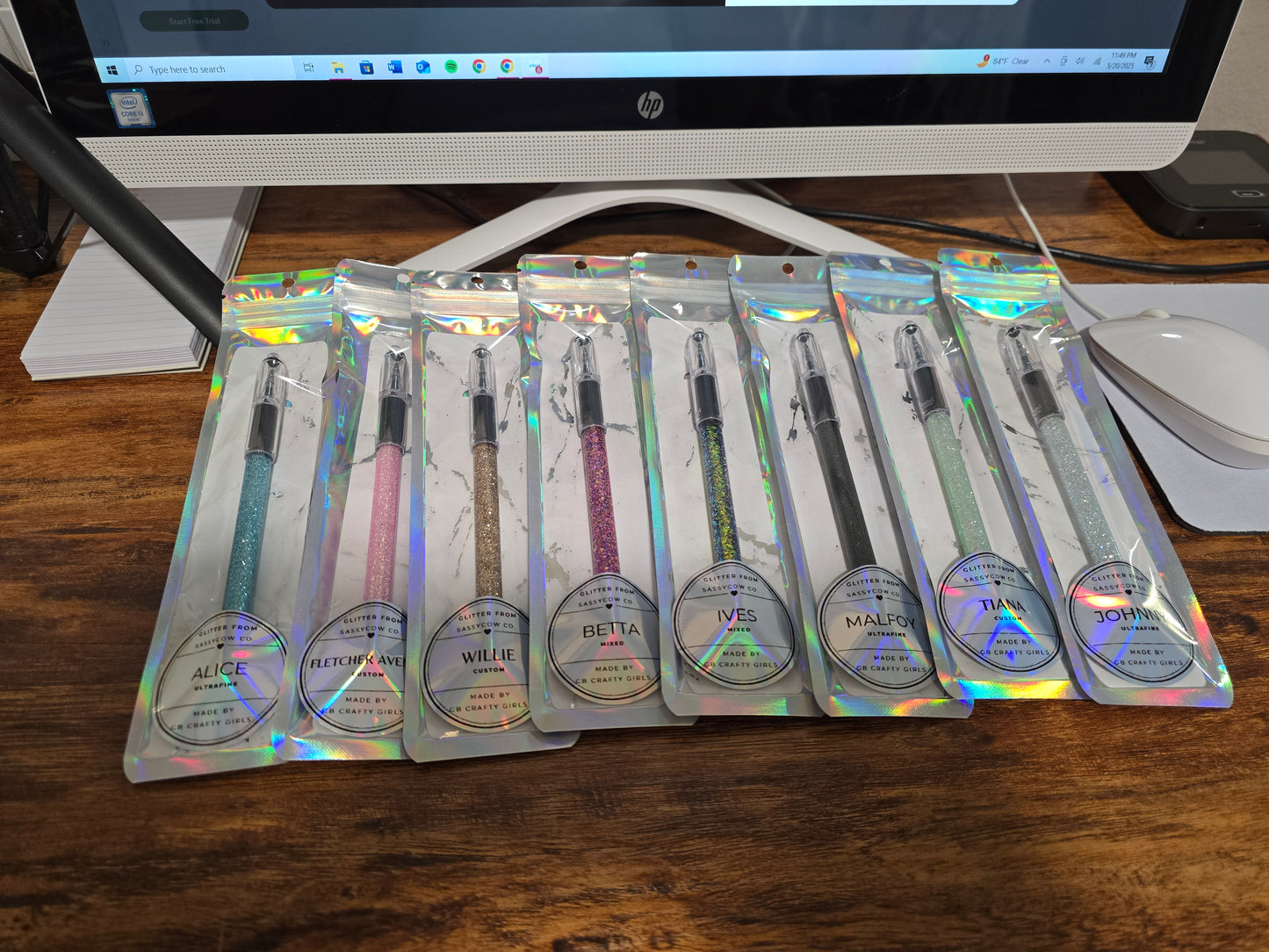 RSVP Glitter Pens