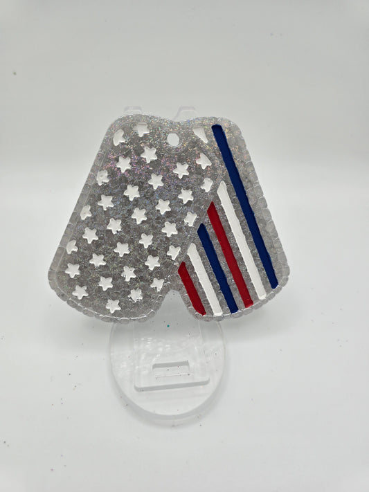 Dog Tags - Frozen Lake